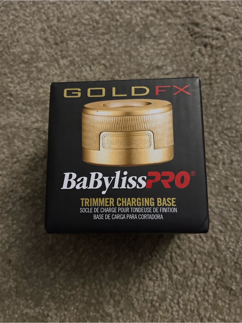 BaBylissPRO GoldFX Trimmer Charging Base - Gold